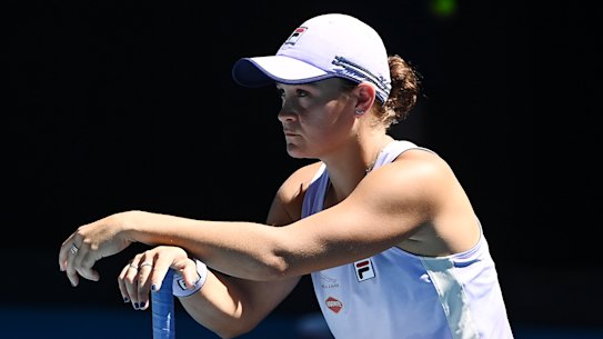 Ash Barty felt “vulnerable” in her AO 2021 quarter-final.