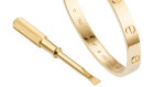 Cartier Love bracelet.