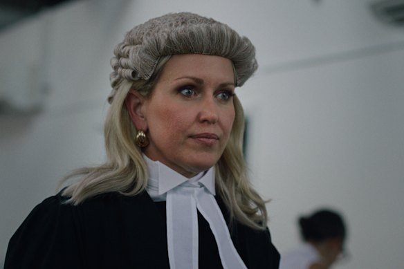 Human rights lawyer Jennifer Robinson in court in a scene from the Australian documentary Silenced, which debuted at Sundance in January 2026. 