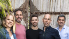 AirTree partners Helen Norton, Craig Blair, John Henderson, James Cameron and Daniel Petre. 