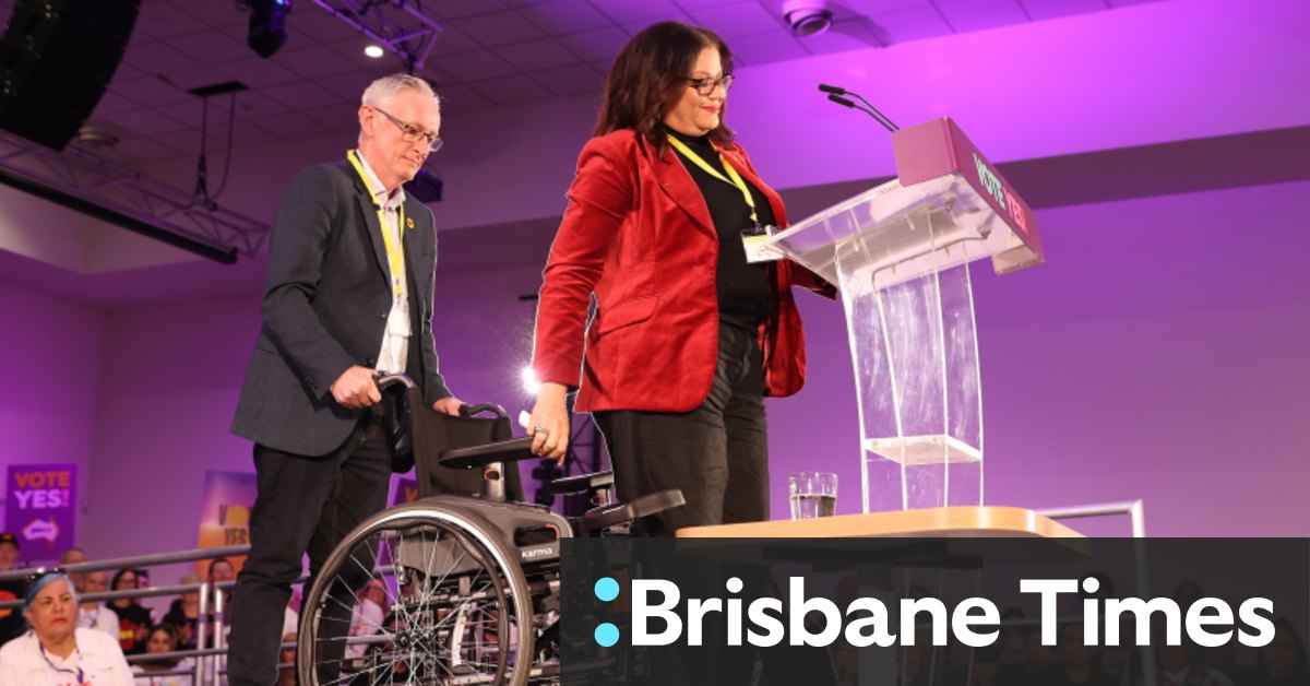Prominent Voice advocate’s passionate speech two weeks after leg amputation