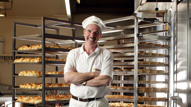 Tom O'Toole at his bakery in Beechworth