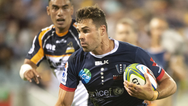 Tom English will lead the Rebels out against the Waratahs on Saturday night.