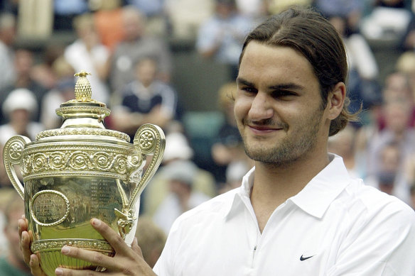 The first: Roger Federer’s Wimbledon win in 2003.