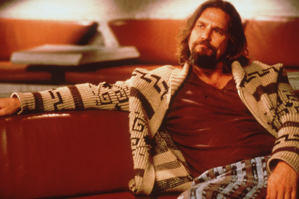Jeff Bridges in a scene from The Big Lebowski. 