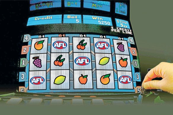 AFL clubs that rely on revenue from poker machines may have to brace for a slump amid the coronavirus pandemic. 