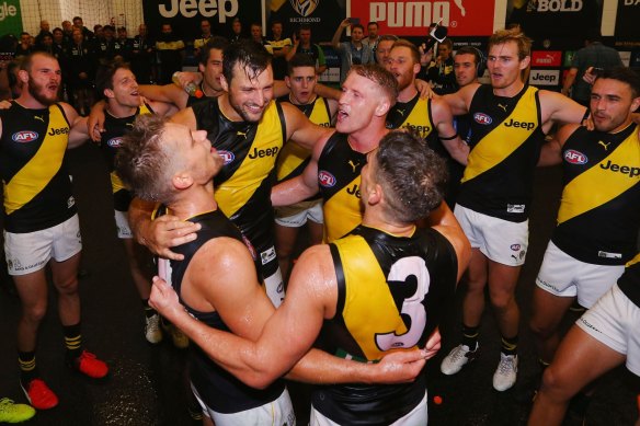 Butler celebrates his first win as a Tiger in 2017.