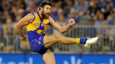 Josh Kennedy was rusty in his return for the Eagles.