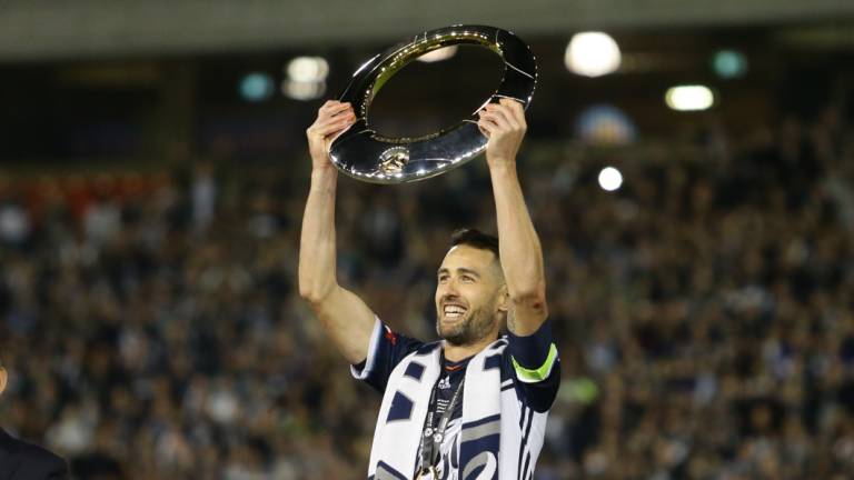 Carl Valeri after Melbourne Victory claimed last season's A-League championship.