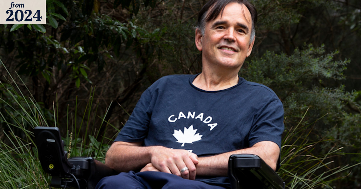 After being diagnosed with MS at 32, Tim has found lots to laugh about