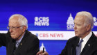 Bernie Sanders with Joe Biden, who had the most to lose from a poor performance in South Carolina.