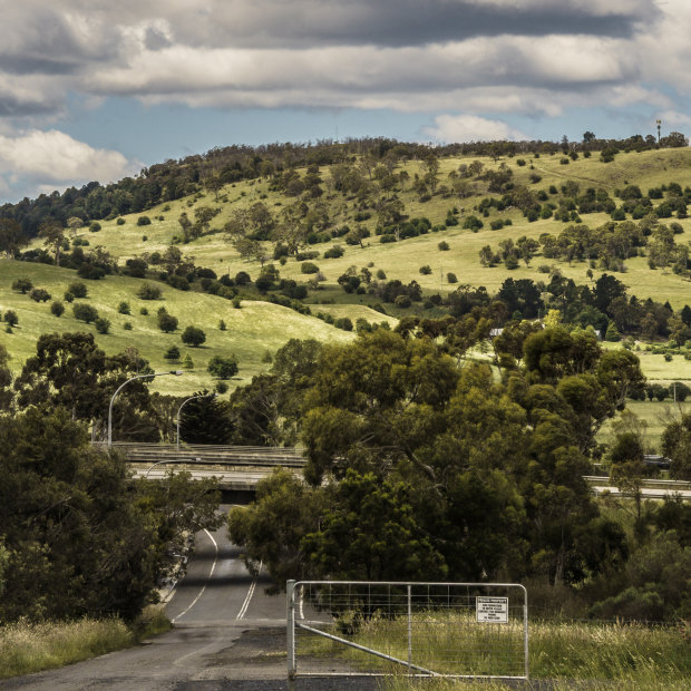 A view of the NSW Southern Highlands’ Evandale estate, bought by Hume Coal and later earmarked for a mine shaft. 