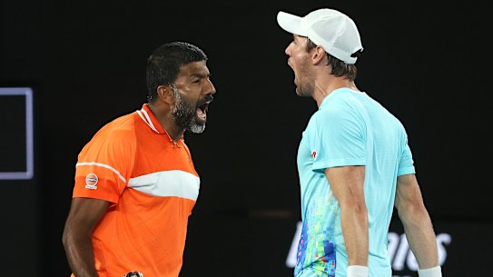 Rohan Bopanna and Matthew Ebden are into the final of the men’s doubles tournament at the Australian Open.
