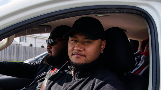 Moey Kerrigan and three of his friends had been waiting more than four hours for a test. Mr Kerrigan attended Crossroads last week, and his friends are getting tested out of precaution.