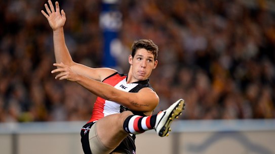 Arryn Siposs during his AFL playing days.