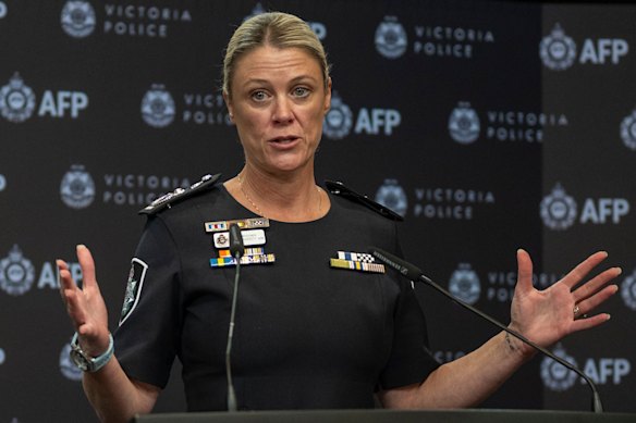 AFP Commissioner Krissy Barrett last week.