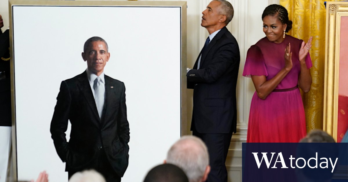Barack Obama's White House portrait painting revealed to gasps - Vimarsana News
