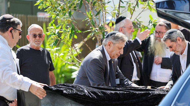 Funeral for Bondi terror attack victim Rabbi Eli Schlanger