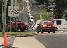 Traffic chaos on the NSW-Victoria border as drivers rush ...