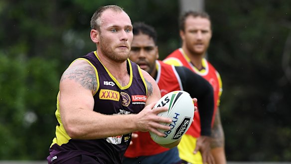 Staying put: Matt Lodge will remain with the Broncos until at least 2020.