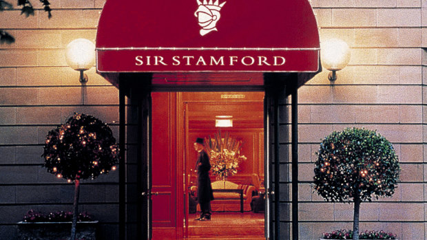 Sir Stamford at Circular Quay, which would turn into an apartment development under plans pursued by its owner, Singaporean tycoon CK Ow.