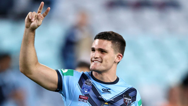 Nathan Cleary after his man-of-the-match performance.