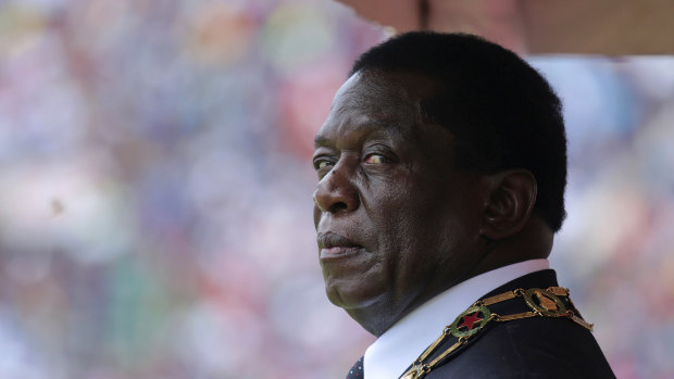 Zimbabwe's President Emmerson Mnangagwa.