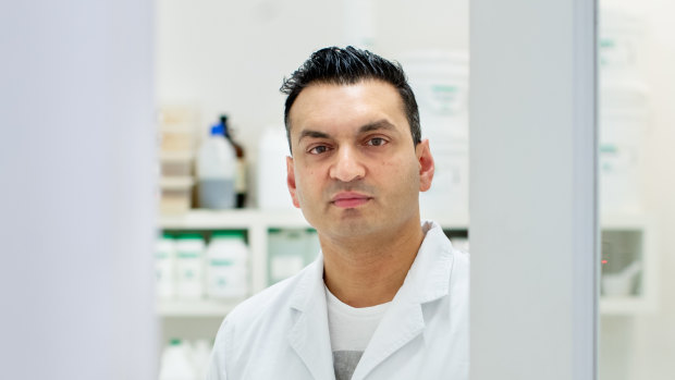 Dr Sud Agarwal, chief executive of Cannvalate, says the new medicinal cannabis manufacturing plant will reduce Australia's reliance on imported products.