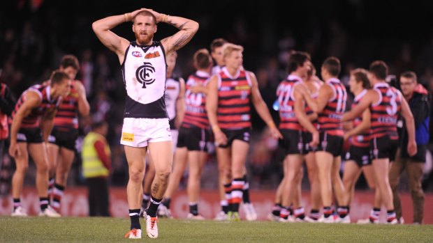 Zach Tuohy in the early part of his career with Carlton.