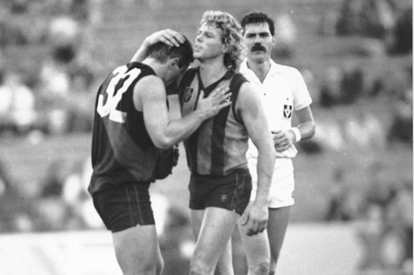 Tim Watson’s Essendon and Brereton’s Hawthorn had a unique rivalry.
