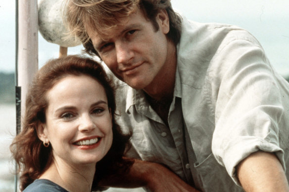 Sigrid Thornton and William McInnes in the original SeaChange.
