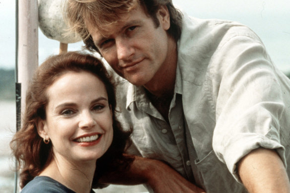 Sigrid Thornton and William McInnes in the original SeaChange.