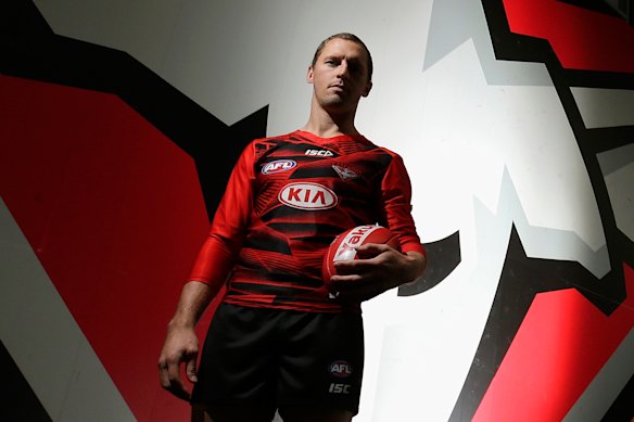 Triple-time Geelong premiership player James Kelly finished his playing career with the Bombers, the team he supported as a child.