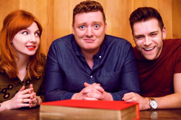 Alice Levine, Jamie Morton and James Cooper have brought their podcast to Australia for a series of live performances.