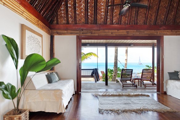 No air-conditioning at Toberua Island Resort.