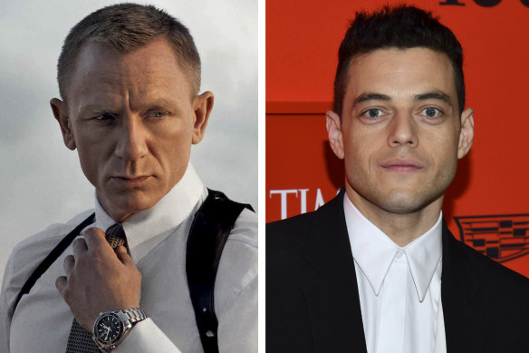 Daniel Craig and Rami Malek star in the new 007 film.