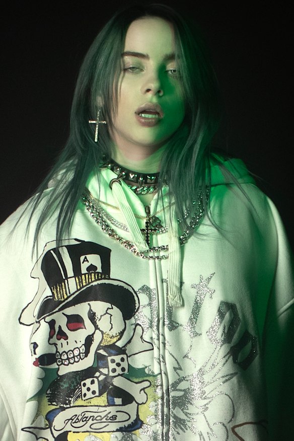 Like Britney Spears has gone goth.