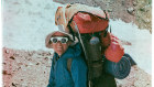 A photo of Janet Johnson from a roll of film that was found undeveloped on Mount Aconcagua.