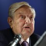 George Soros, billionaire and founder of Soros Fund Management LLC, speaks at an event on day three of the World Economic Forum (WEF) in Davos, Switzerland, on Thursday, Jan. 24, 2019. World leaders, influential executives, bankers and policy makers attend the 49th annual meeting of the World Economic Forum in Davos from Jan. 22 - 25. Photographer: Simon Dawson/Bloomberg