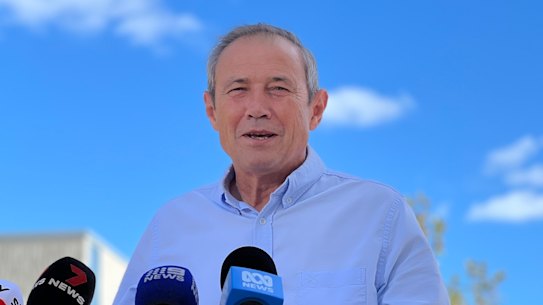 WA Premier Roger Cook after election day.