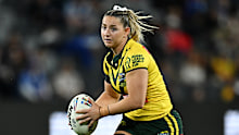 Jocelyn Kelleher made her long-awaited Jillaroos debut against Samoa.