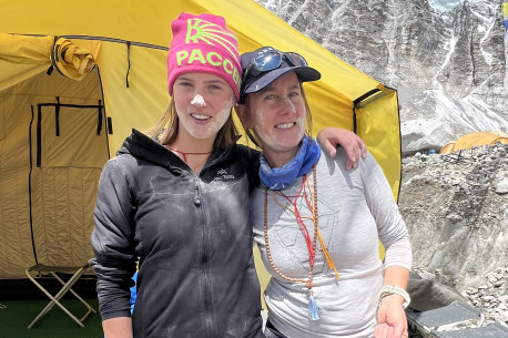 ‘Her vision was blurry’: the mother-daughter duo who conquered Everest