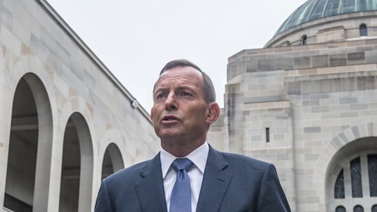 Former prime minister Tony Abbott could join the board of the Australian War Memorial.