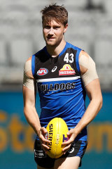 Ryan Gardner trains on Wednesday.