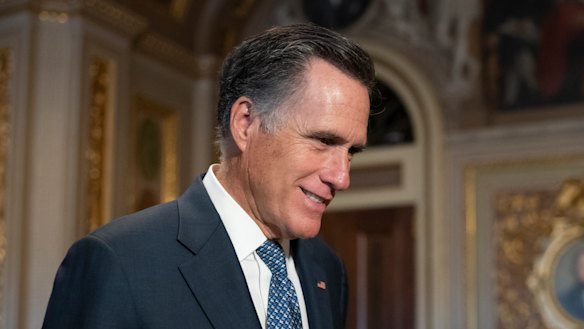 The lone dissenter, Senator Mitt Romney. 