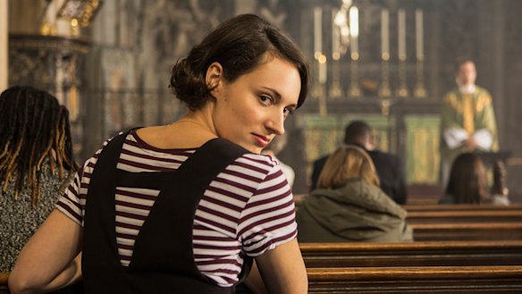 Phoebe Waller-Bridge regularly breaks the fourth wall to address viewers directly in Fleabag. 