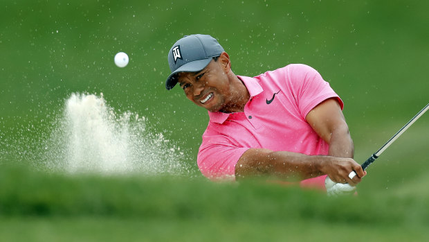 Fond memories: Tiger Woods is hoping to extend a remarkable record at Firestone this week.