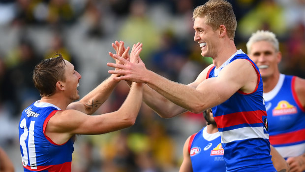 Tim English (right) could be a Brownlow Medal smokey.