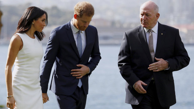 Meghan and Harry will finish their day at Admiralty House, where the Governor-General will host a reception.