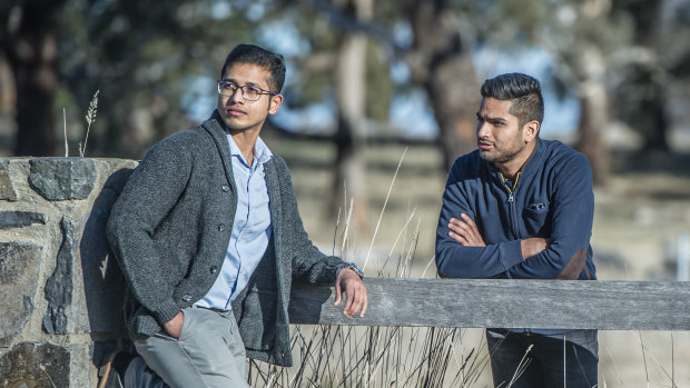 Chandan Paul (left)  of Bangladesh and Yatin Malik of India and other prospective migrants have had their hopes of permanent residency in Australia dashed by ACT changes to visa rules. 
